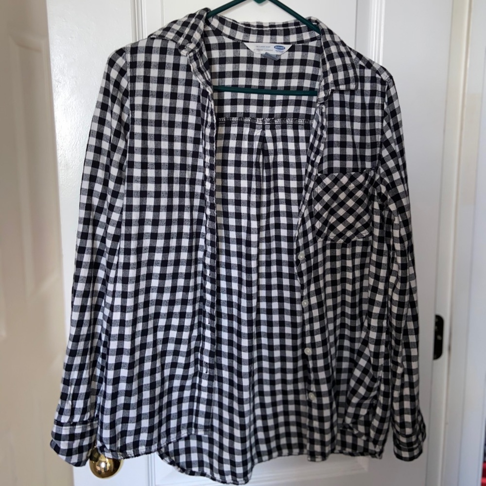 Black and white flannel